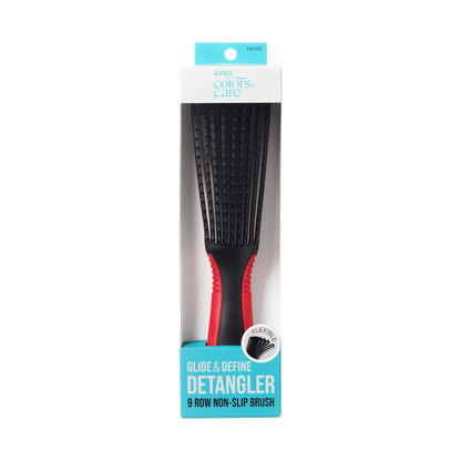 KISS Colors &amp; Care Glide Detangling Brush - Large Black