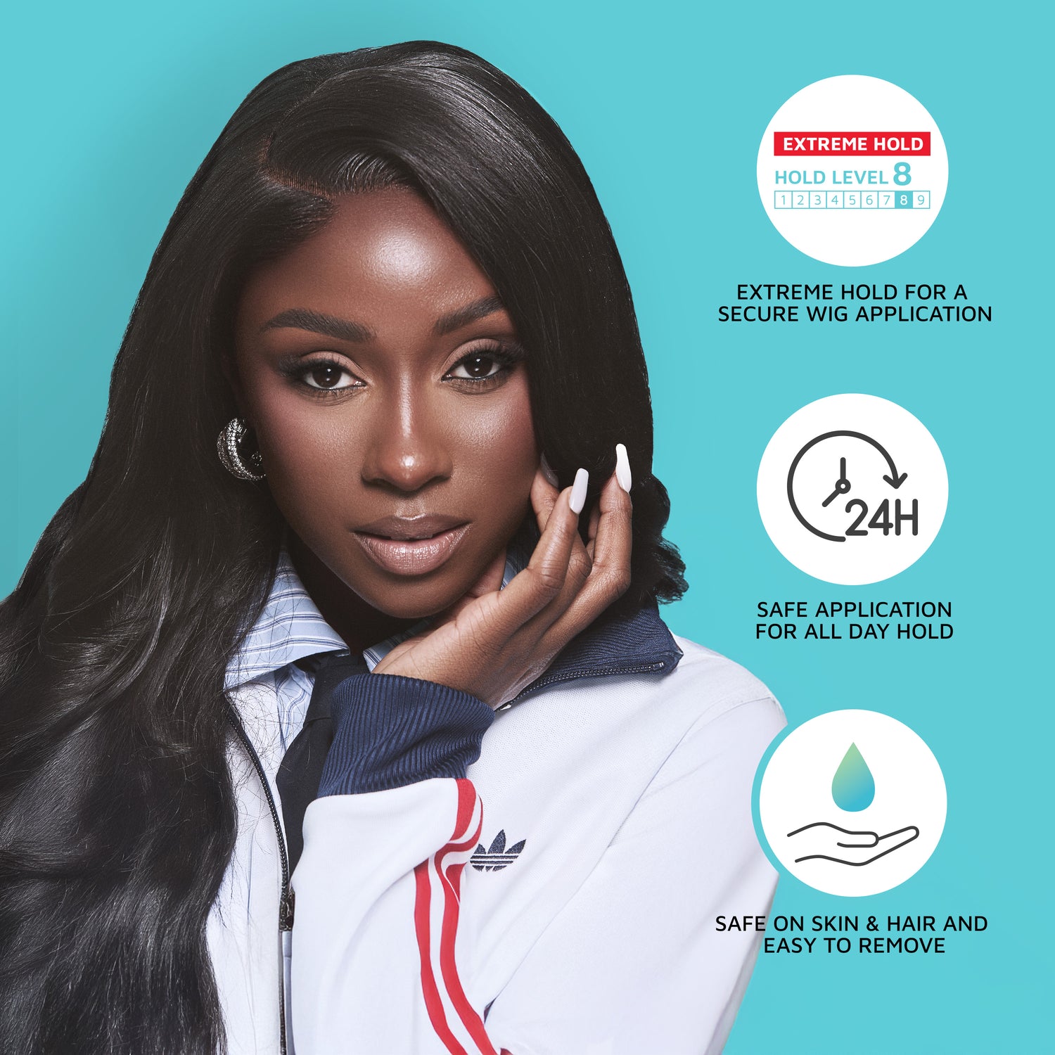 KISS Colors &amp; Care Lace Bond Adhesive Spray Ultimate Hold, 6 oz.