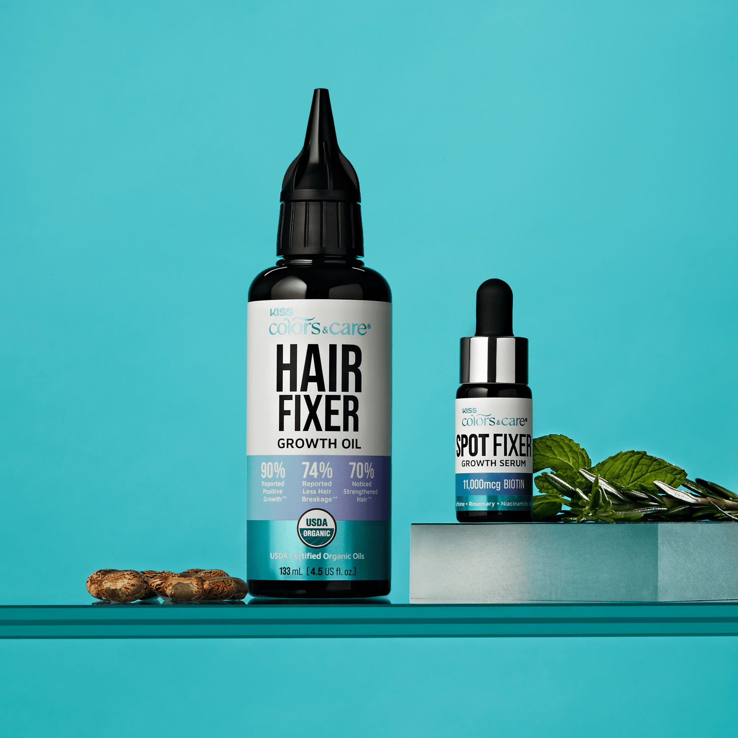 Kiss Colors & Care Healthy Hair Fixation Trio - Spot Fixer Growth Kiss Colors & Care Healthy Hair Fixation Trio - Spot Fixer Growth