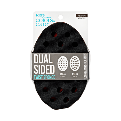 KISS DUAL SIDED TWIST SPONGE MEDIUM