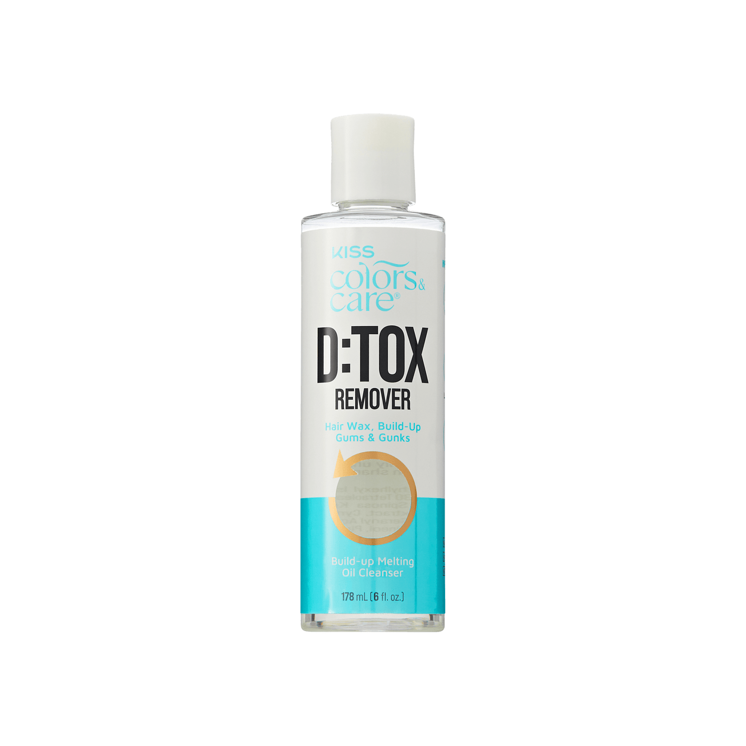 Kiss Colors &amp; Care D:TOX Hair Detox Remover, Build-Up Melting Oil Cleanser, 6 fl. oz.