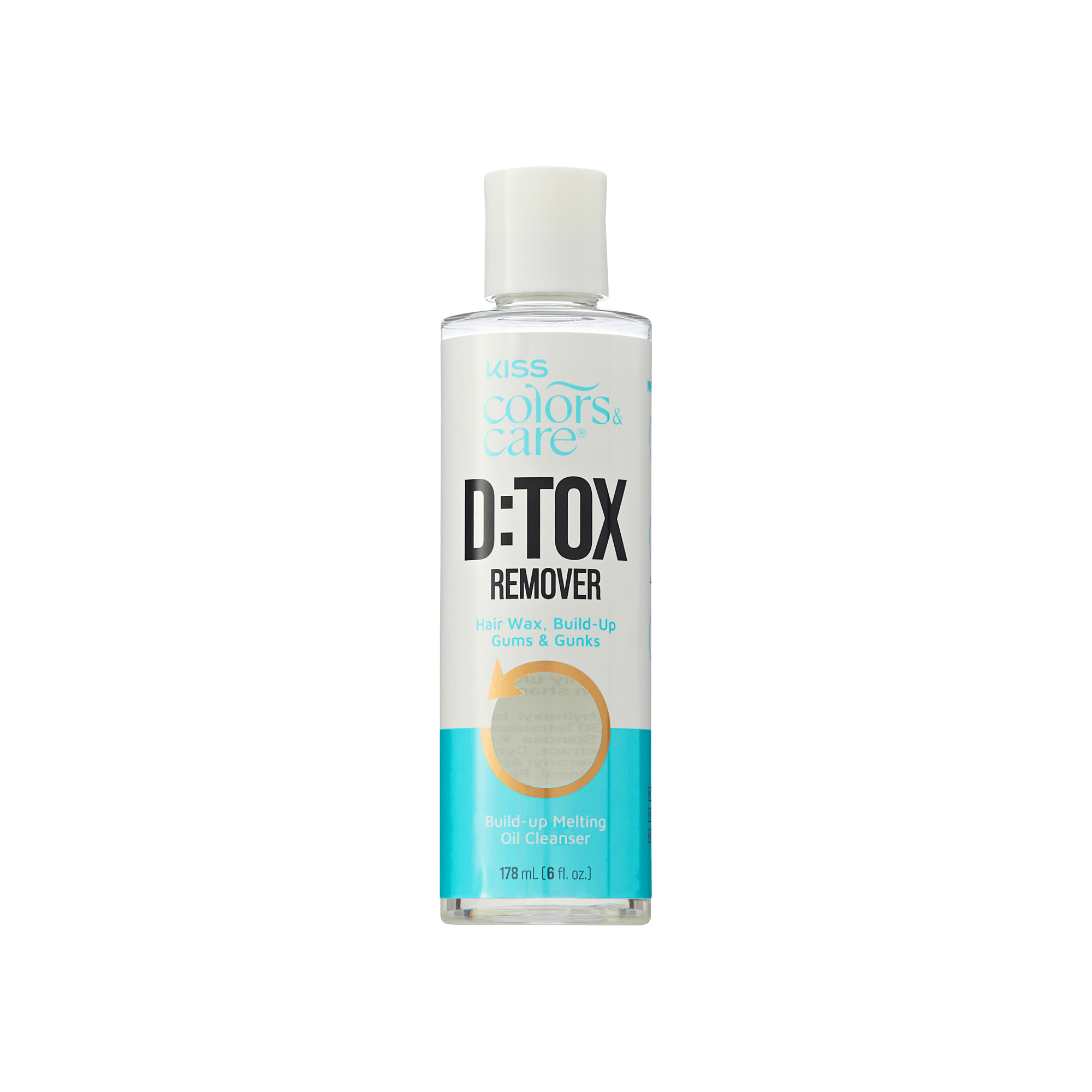 Kiss Colors &amp; Care D:TOX Hair Detox Remover, Build-Up Melting Oil Cleanser, 6 fl. oz.