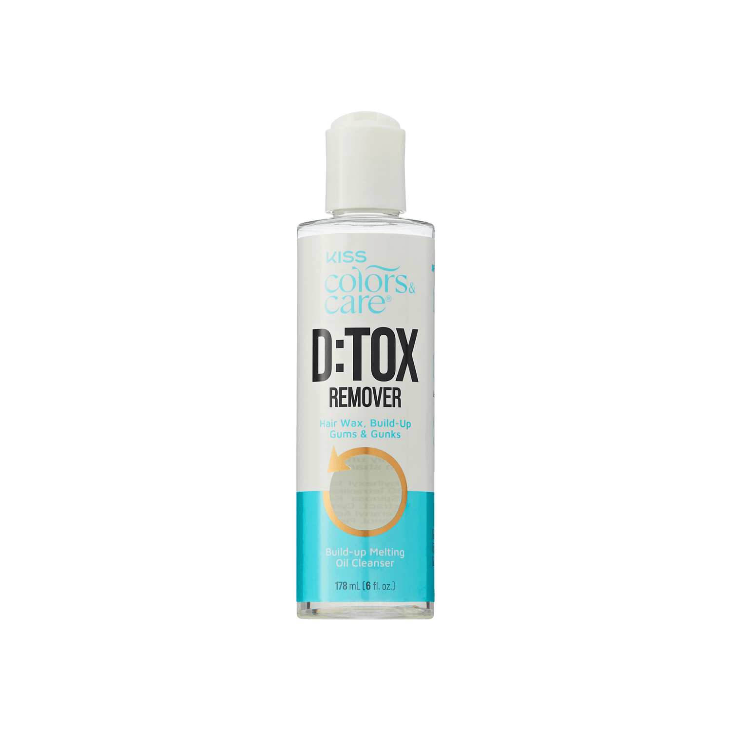 Kiss Colors &amp; Care D:TOX Hair Detox Remover, Build-Up Melting Oil Cleanser, 6 fl. oz.