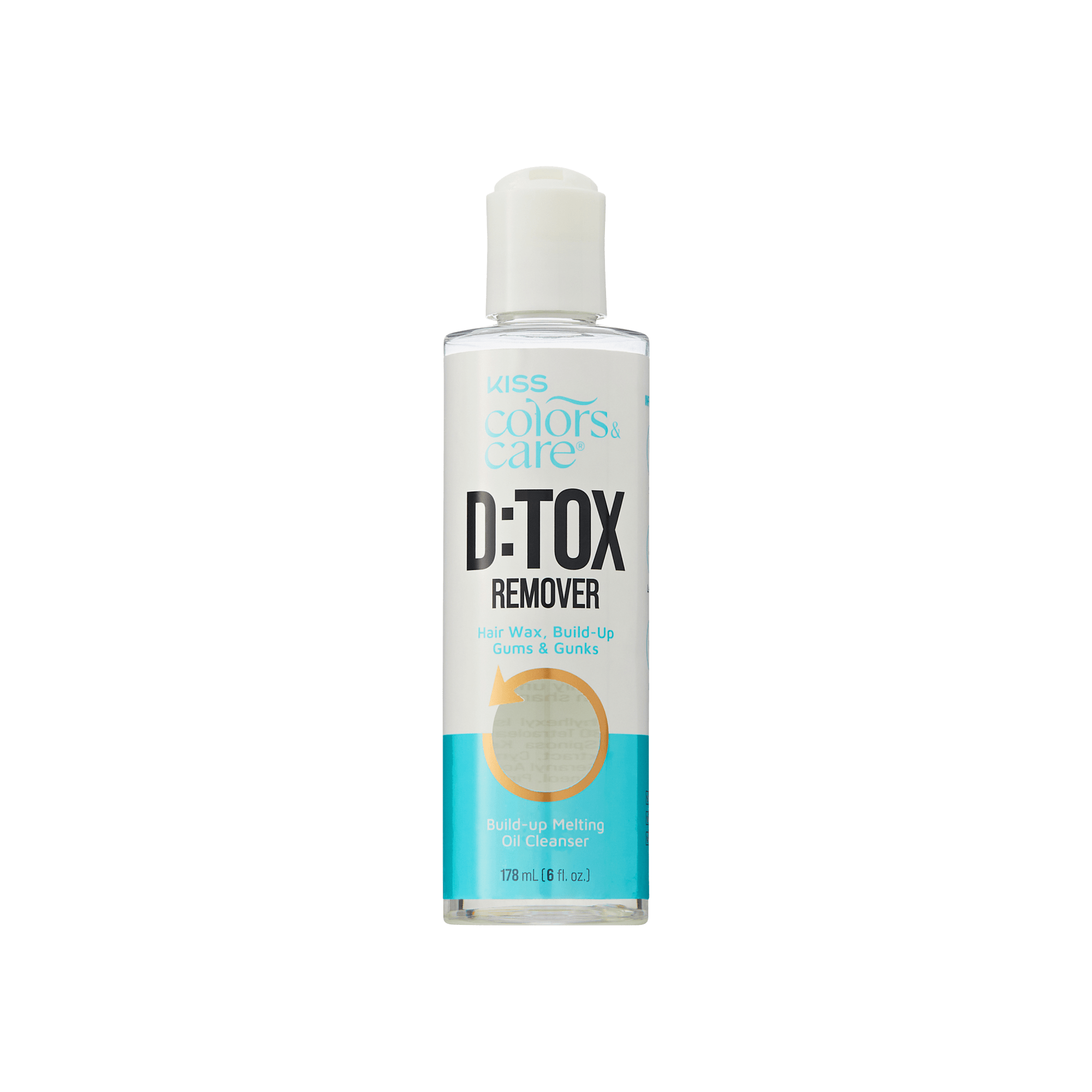 Kiss Colors &amp; Care D:TOX Hair Detox Remover, Build-Up Melting Oil Cleanser, 6 fl. oz.
