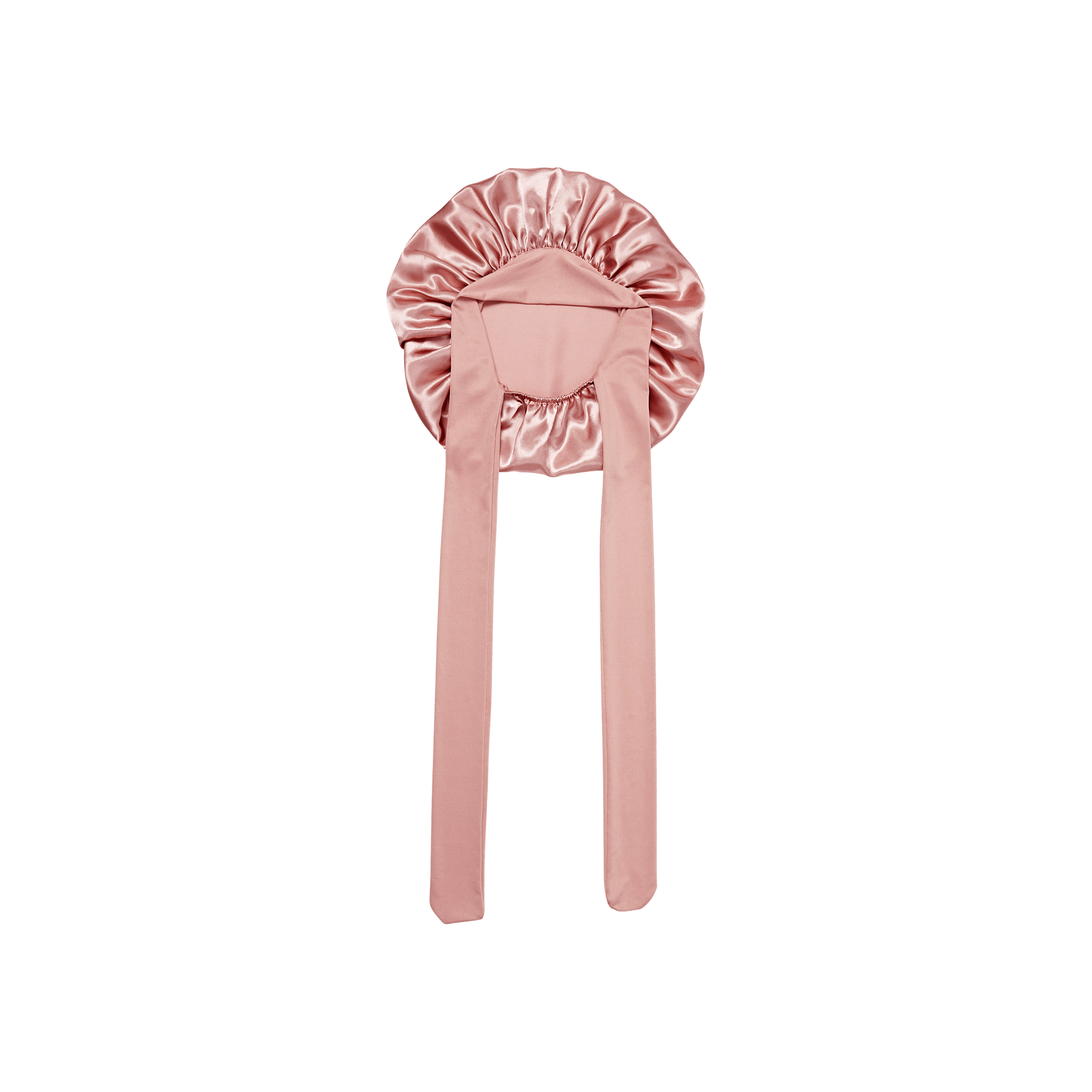 KISS Colors &amp; Care Silky Satin Tie Band Bonnet, Pink, X-Large