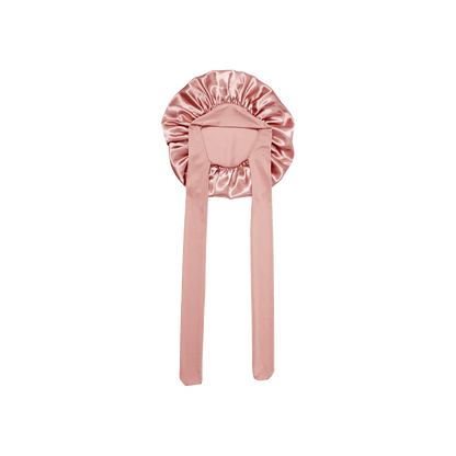 KISS Colors &amp; Care Silky Satin Tie Band Bonnet, Pink, X-Large