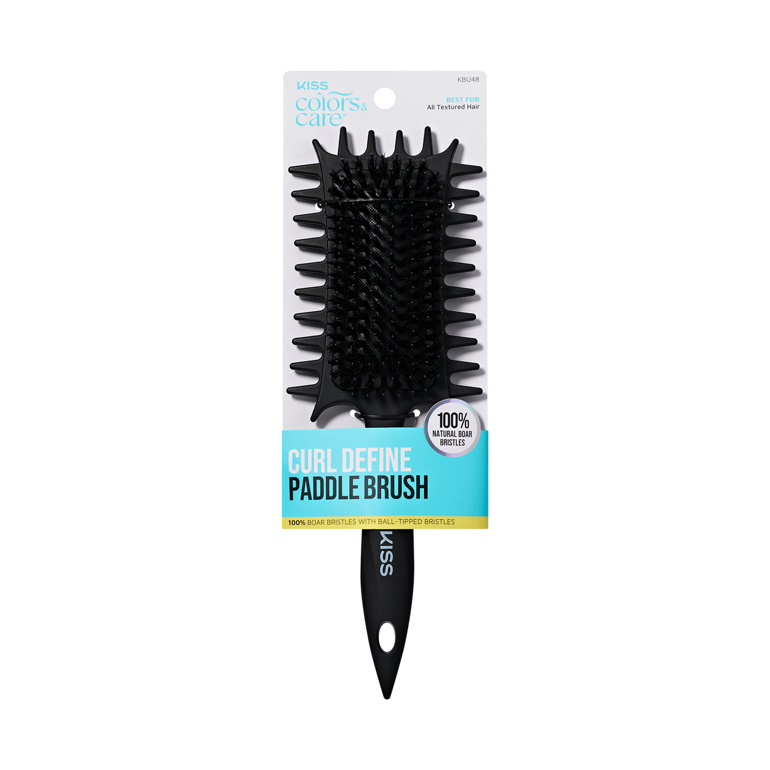 Kiss Colors &amp; Care Curl &amp; Define Paddle Brush