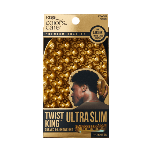 KISS Colors &amp; Care Ultra Slim Twist King - Curved &amp; Lightweight