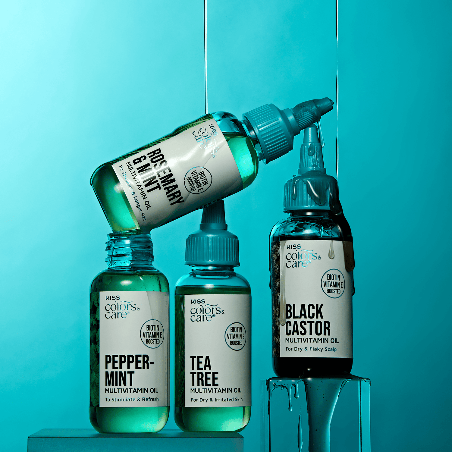 KISS Colors &amp; Care Multivitamin Oil - Tea Tree