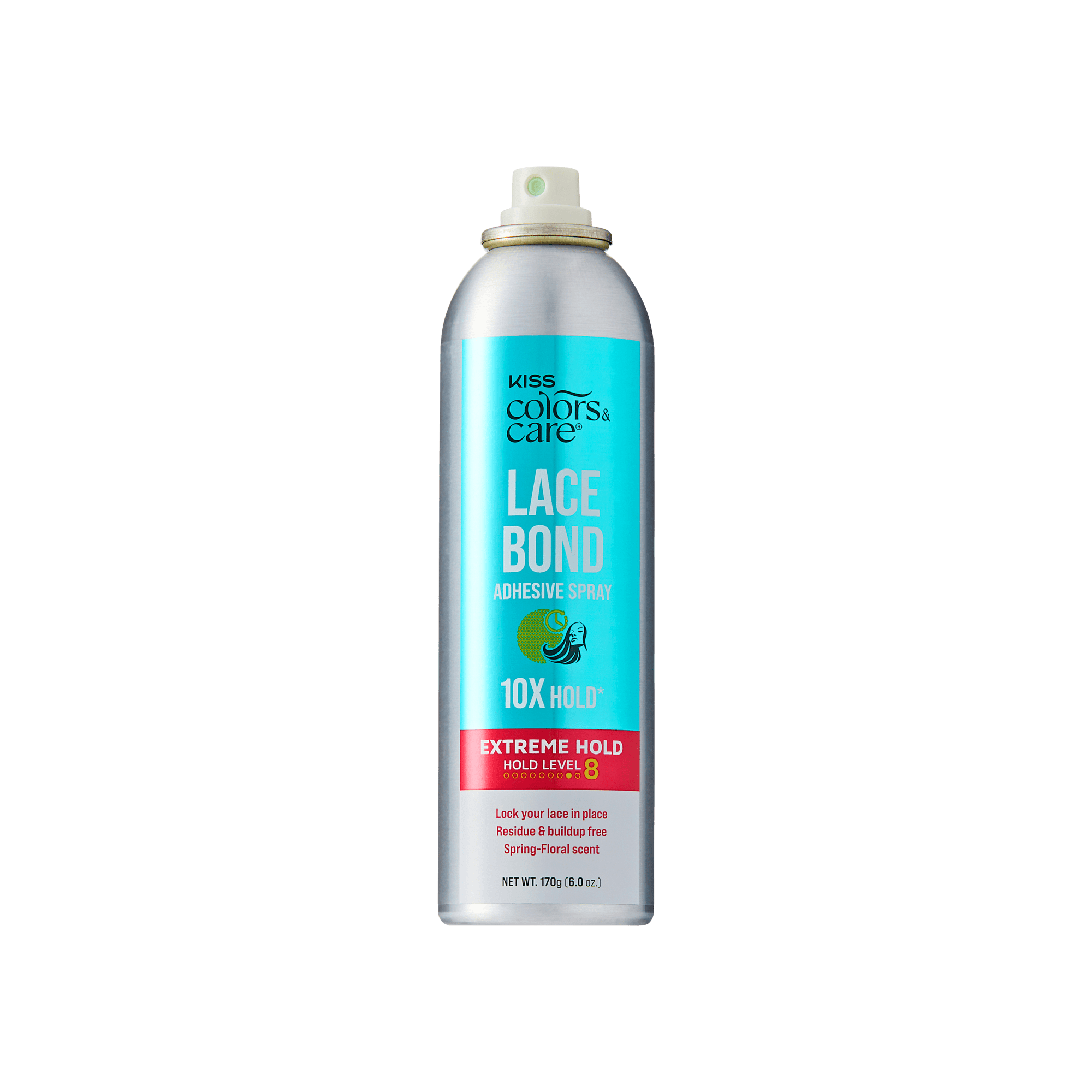 Kiss Colors &amp; Care Lace Bond Adhesive Spray Extreme Hold, 6 oz.