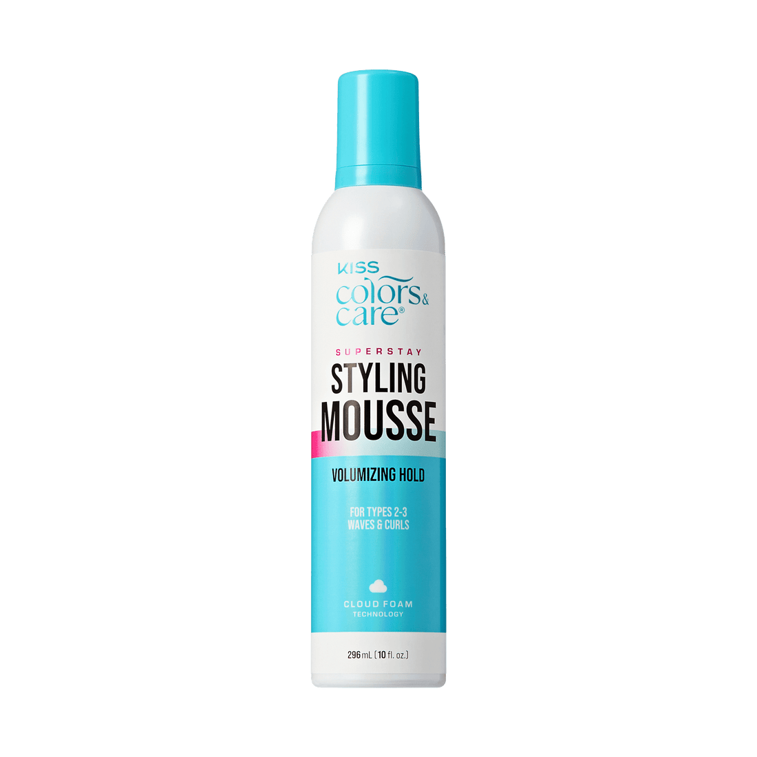 KISS Colors &amp; Care Super Stay Styling Mousse - Volumizing Hold