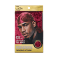 KISS Colors &amp; Care Power Wave Velvet Luxe Durag, Burgundy
