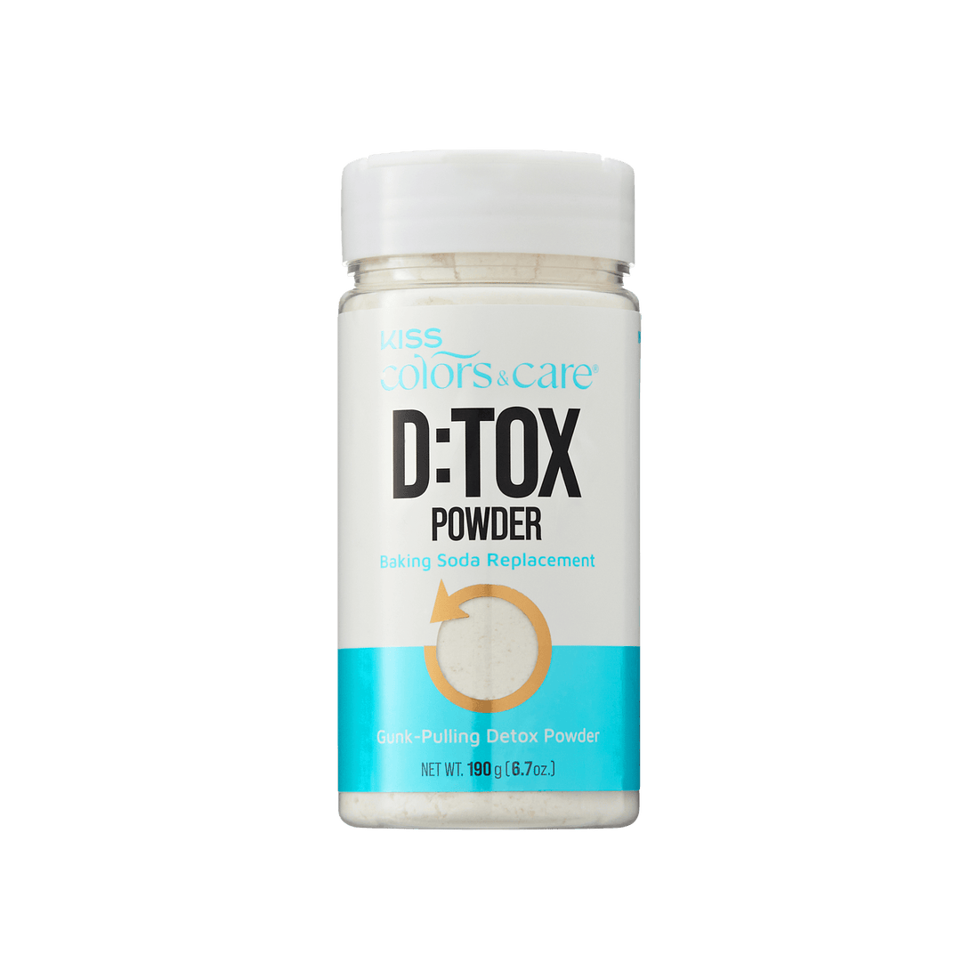 Kiss Colors &amp; Care D:TOX Hair Detox Powder, Gunk-Pulling Baking Powder Formula, 8 oz.