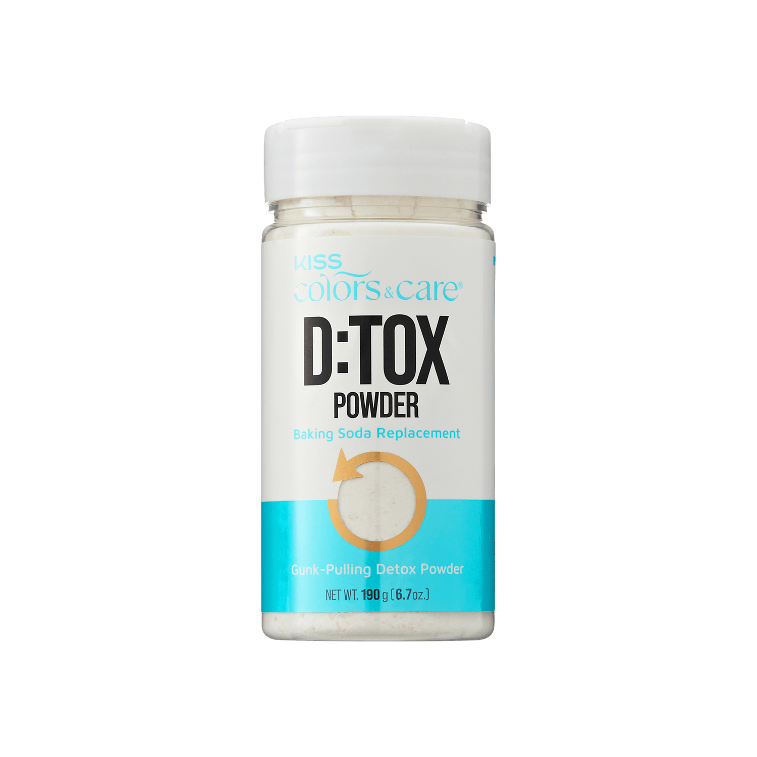 Kiss Colors &amp; Care D:TOX Hair Detox Powder, Gunk-Pulling Baking Powder Formula, 8 oz.