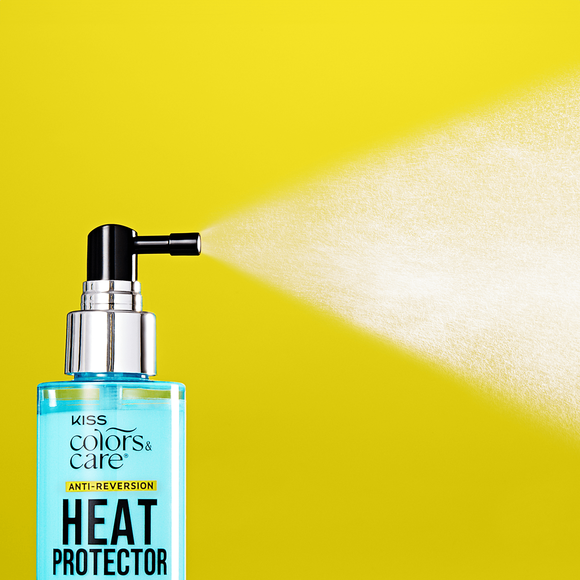 Kiss Colors &amp; Care Anti-Reversion Heat Protector Keratin Spray