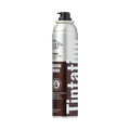 Tall silver and brown spray can of KISS Colors &amp; Care Tintation spray, medium brown, labeled as temporary hair color, enriched with olive oil, quick-dry and smudge-proof.