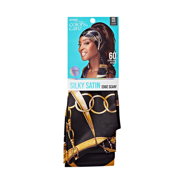 Luxe Silky Satin Edge Scarf - 60
