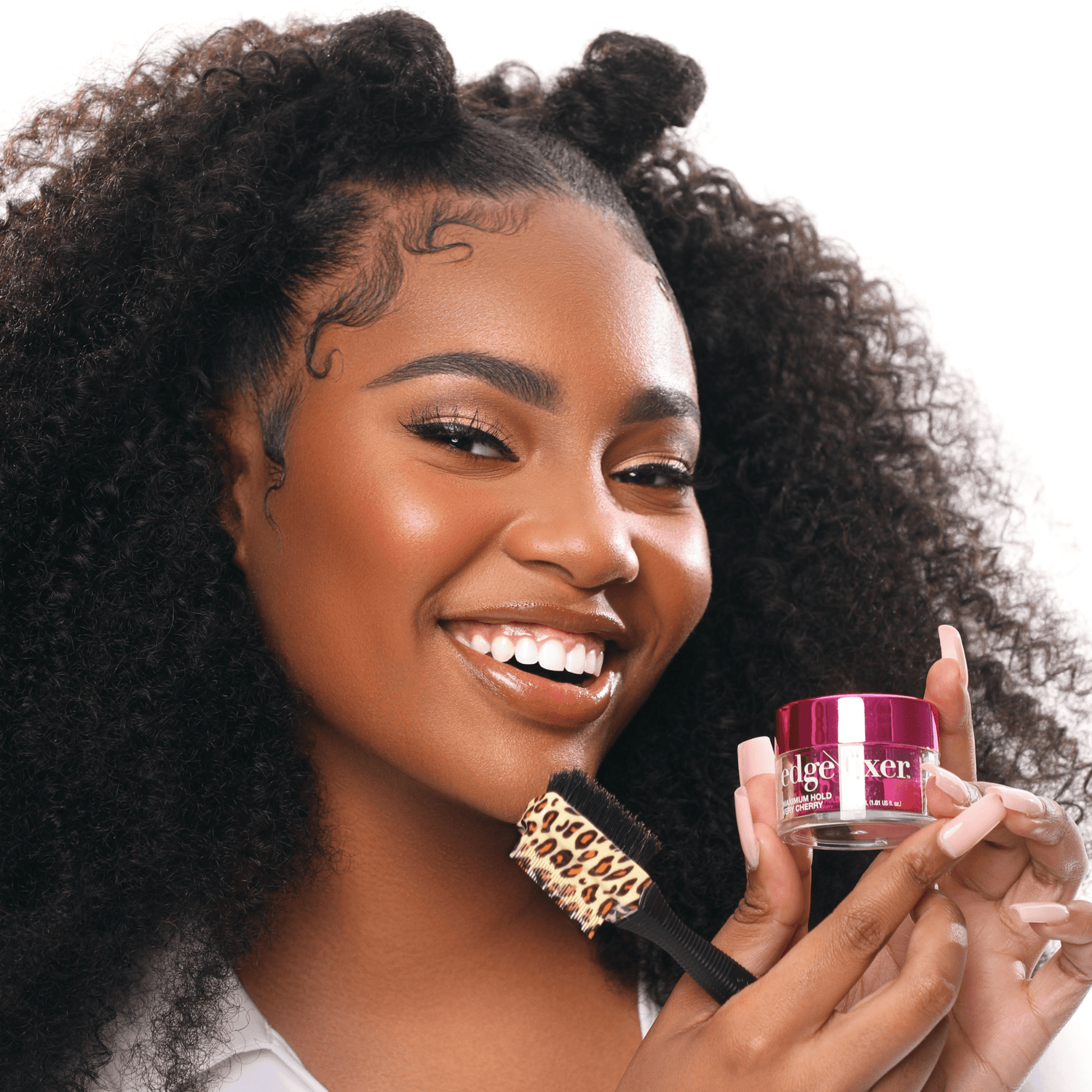 Kiss Colors &amp; Care Edge Fixer 30 mL - Very Cherry