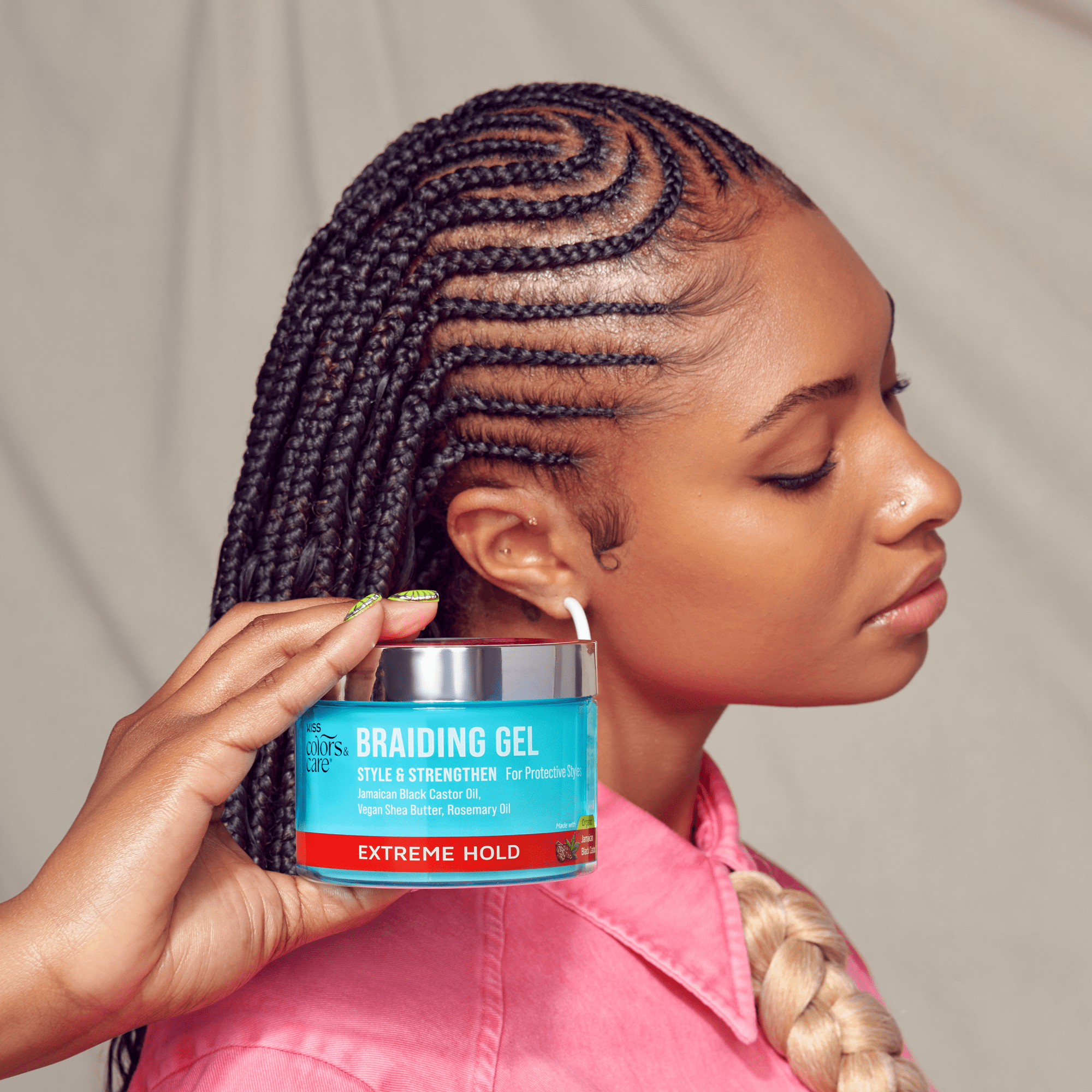 Hair Braiding Gel - Extreme Hold | KISS Colors & Care