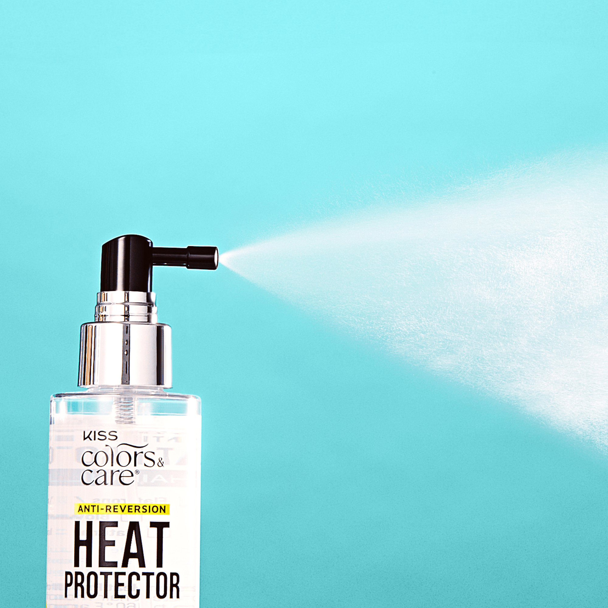 Kiss Colors &amp; Care Anti-Reversion Heat Protector Hair Oil Spray