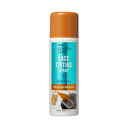 KISS Colors &amp; Care Lace Tinting Spray – Medium Brown