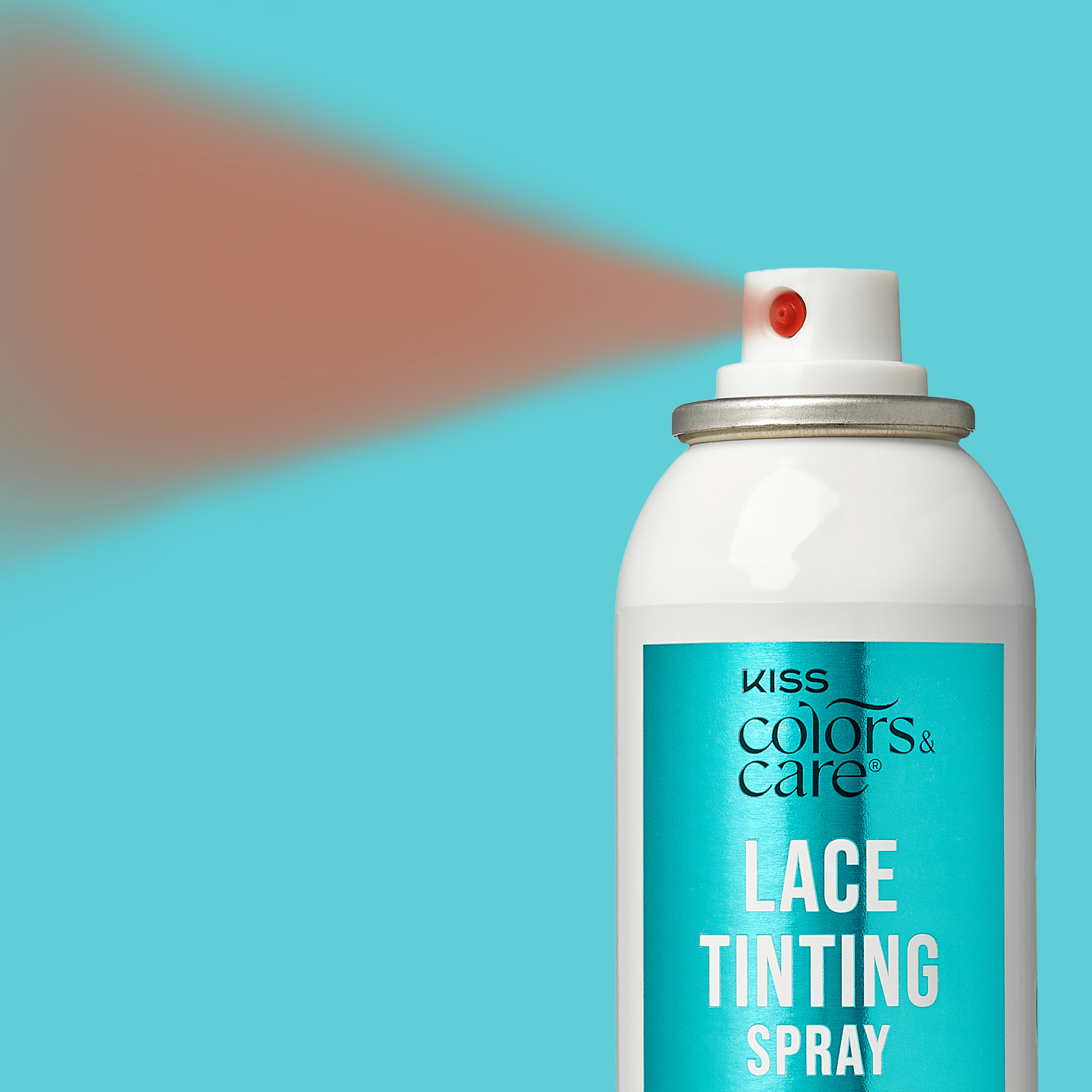 Kiss Colors &amp; Care Lace Tinting Spray – Medium Dark Brown