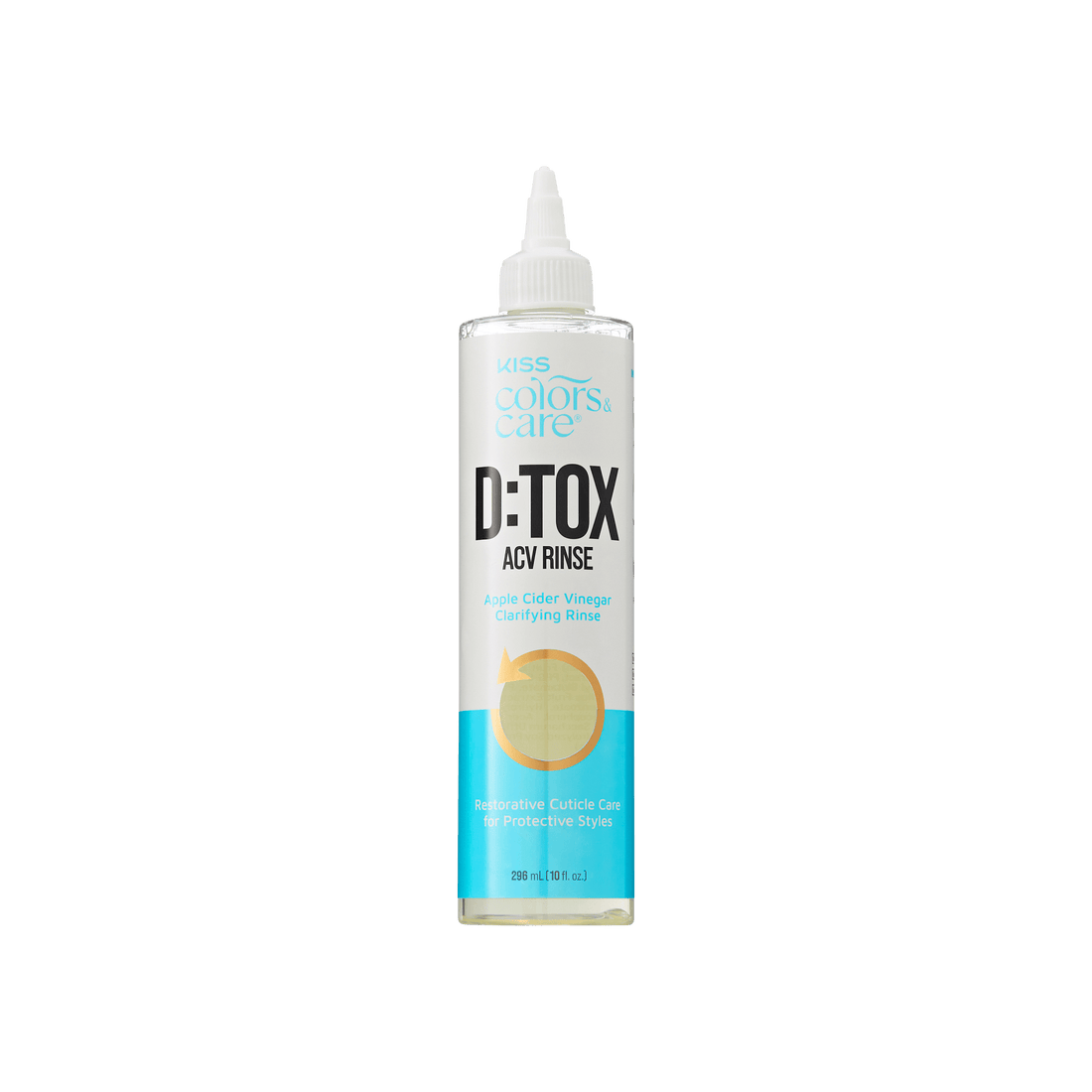 Kiss Colors &amp; Care D:TOX Hair Detox ACV Rinse, 10 oz.