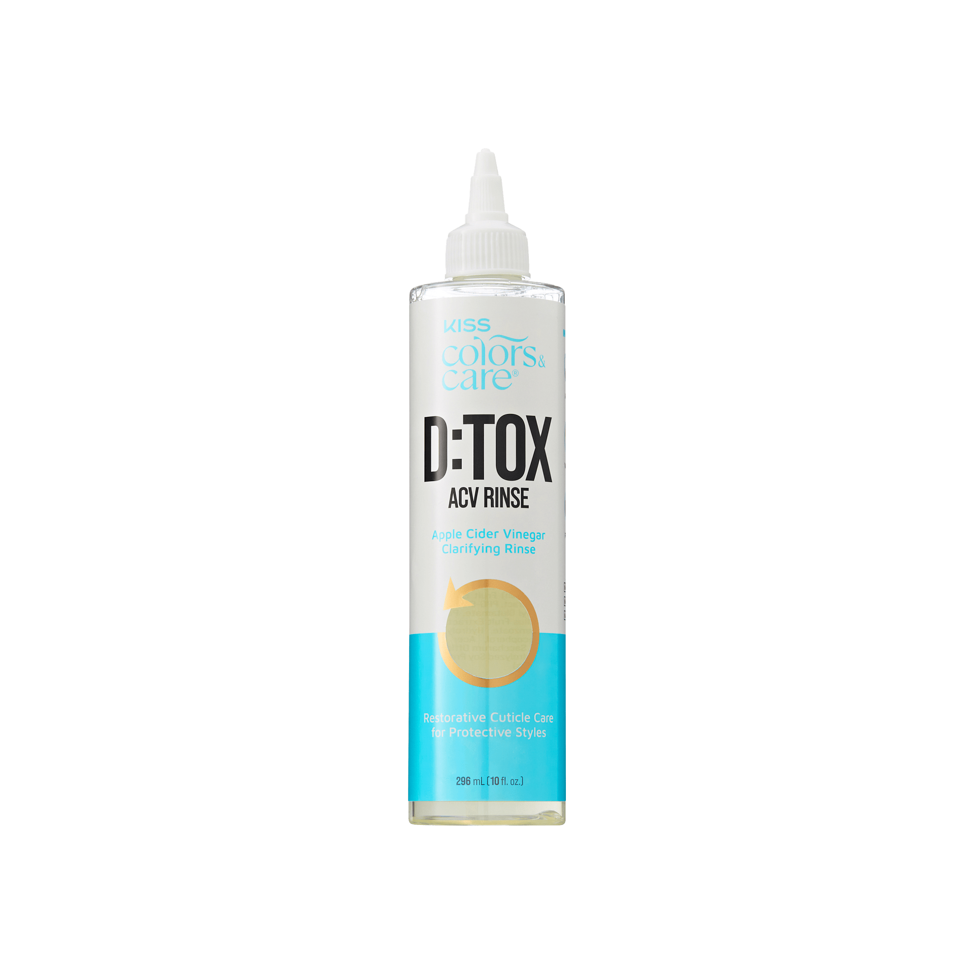 Kiss Colors &amp; Care D:TOX Hair Detox ACV Rinse, 10 oz.