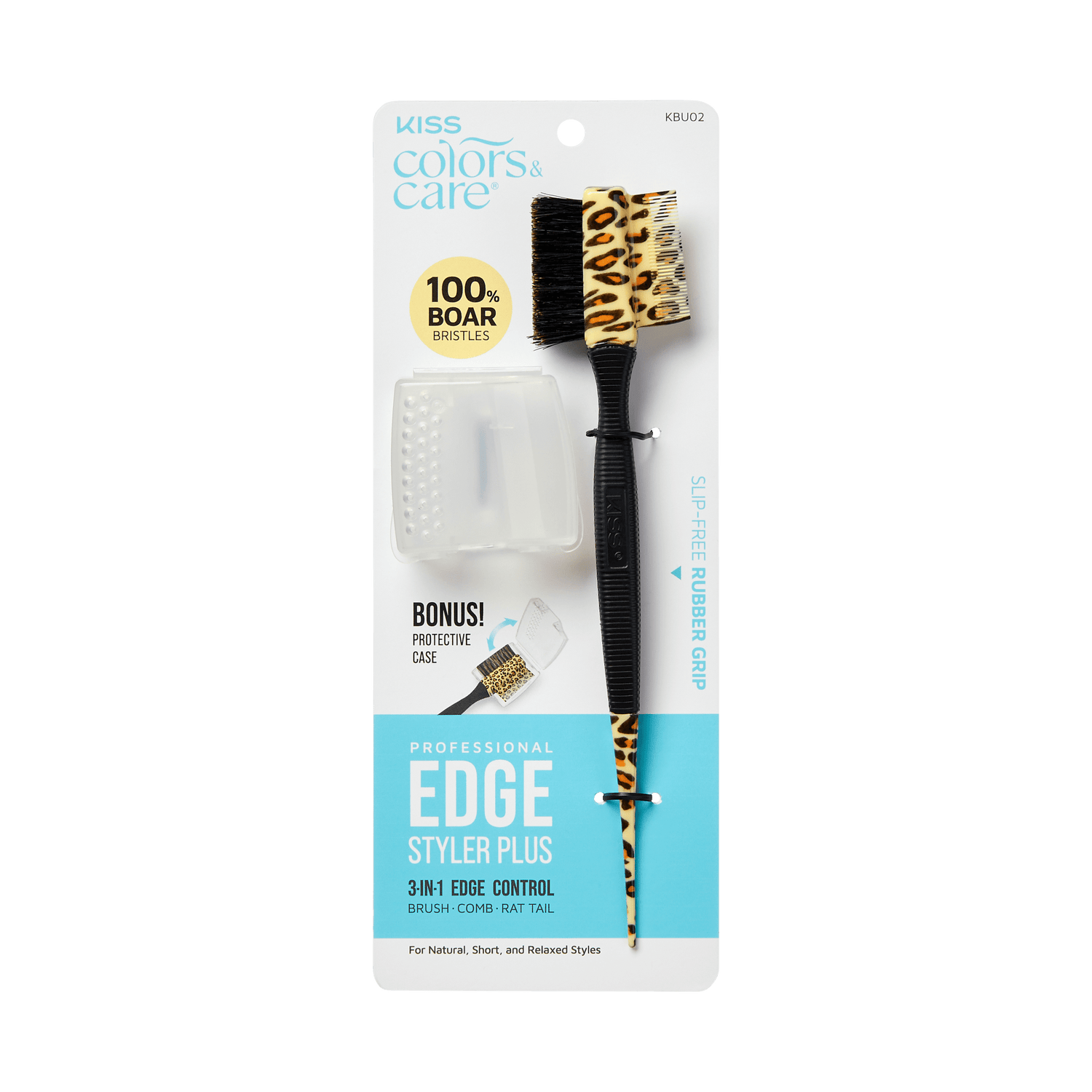 KISS Colors &amp; Care Edge Brush with Case