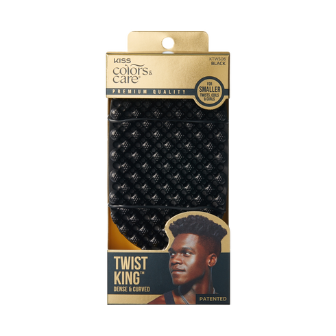 KISS Colors &amp; Care Dense &amp; Curved Twist King - Black