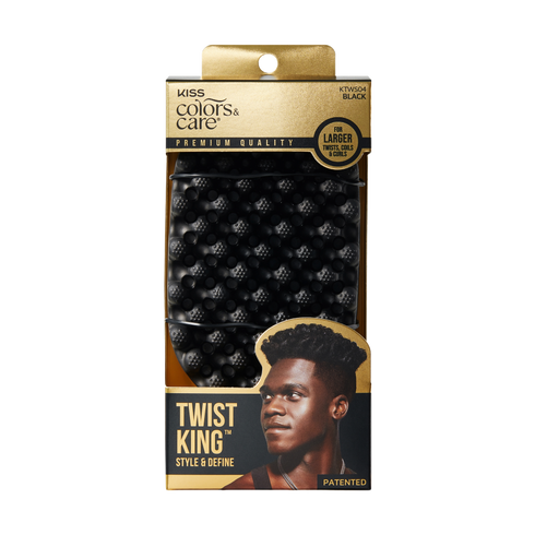 KISS Colors &amp; Care Style &amp; Define Twist King - Black