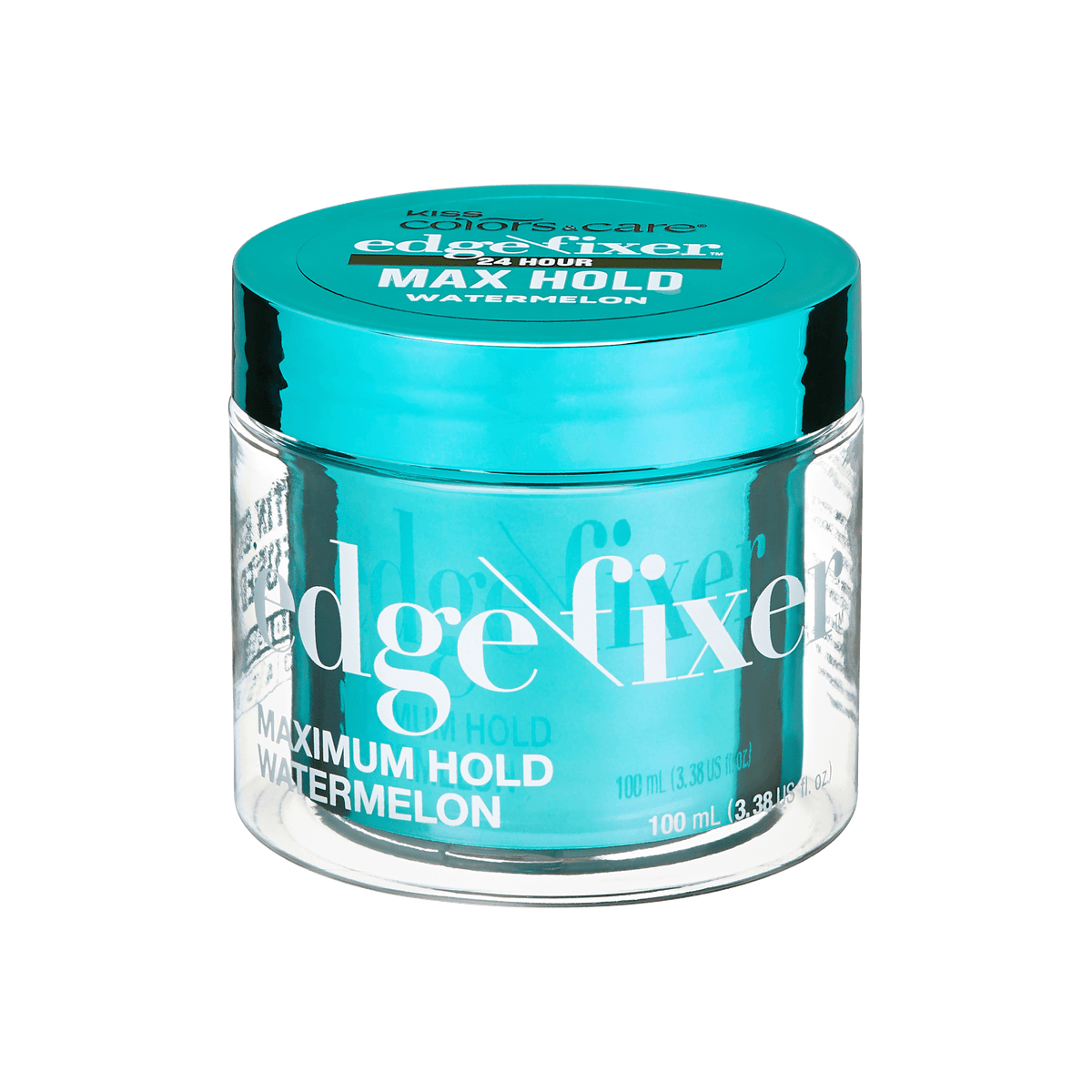 Edge Fixer Gel - Max Hold, Watermelon Scent, 100mL | KISS Colors