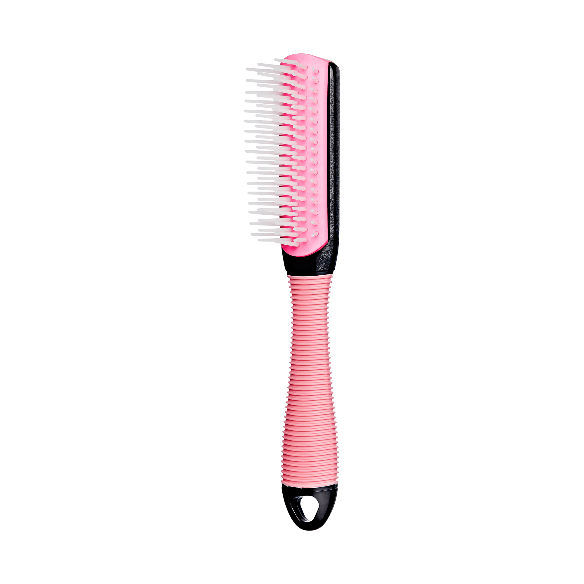Kiss Colors &amp; Care Mini Non-Slip Soft Bristle Detangling Brush - Pink