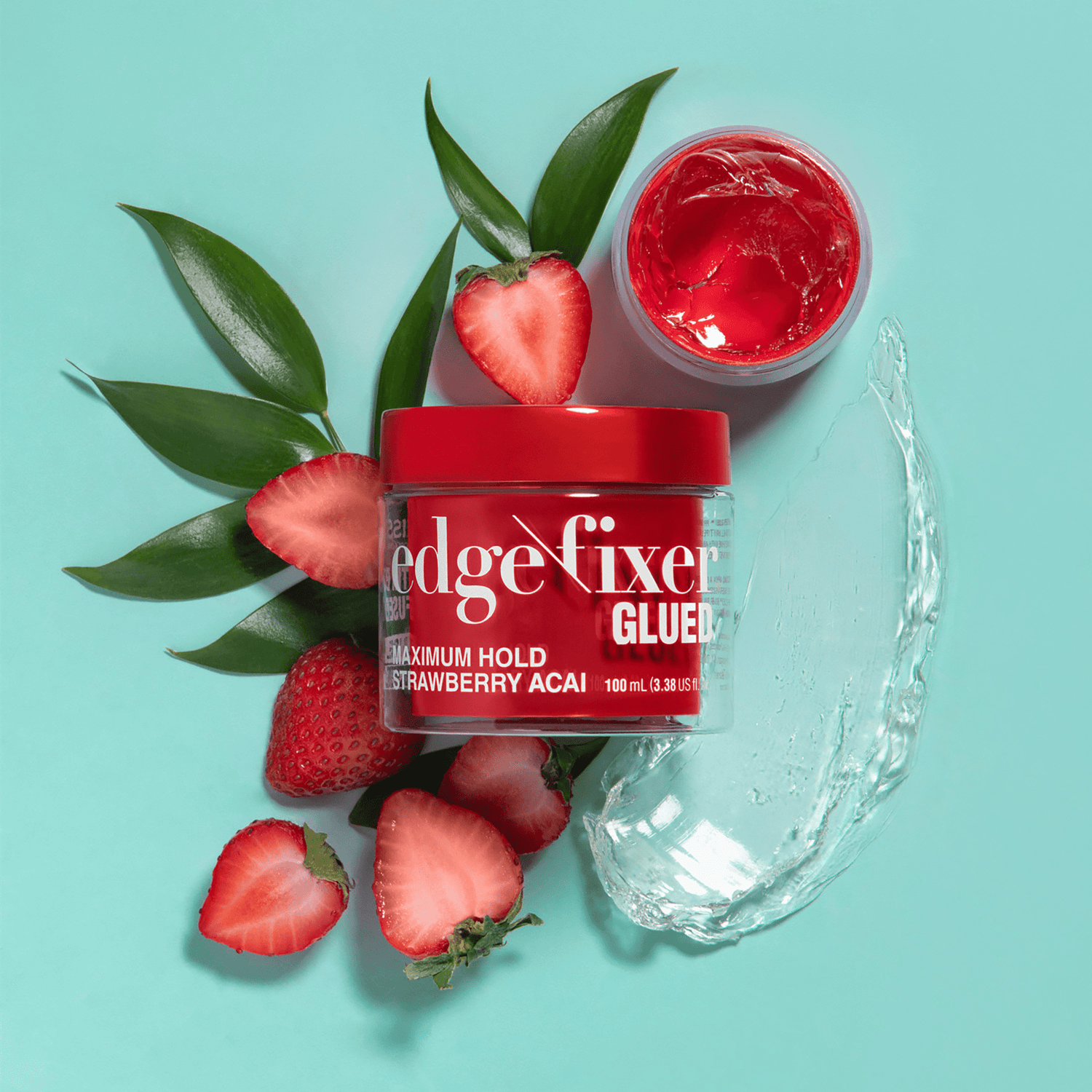 Kiss Colors &amp; Care Edge Fixer 100 mL - Strawberry Acai