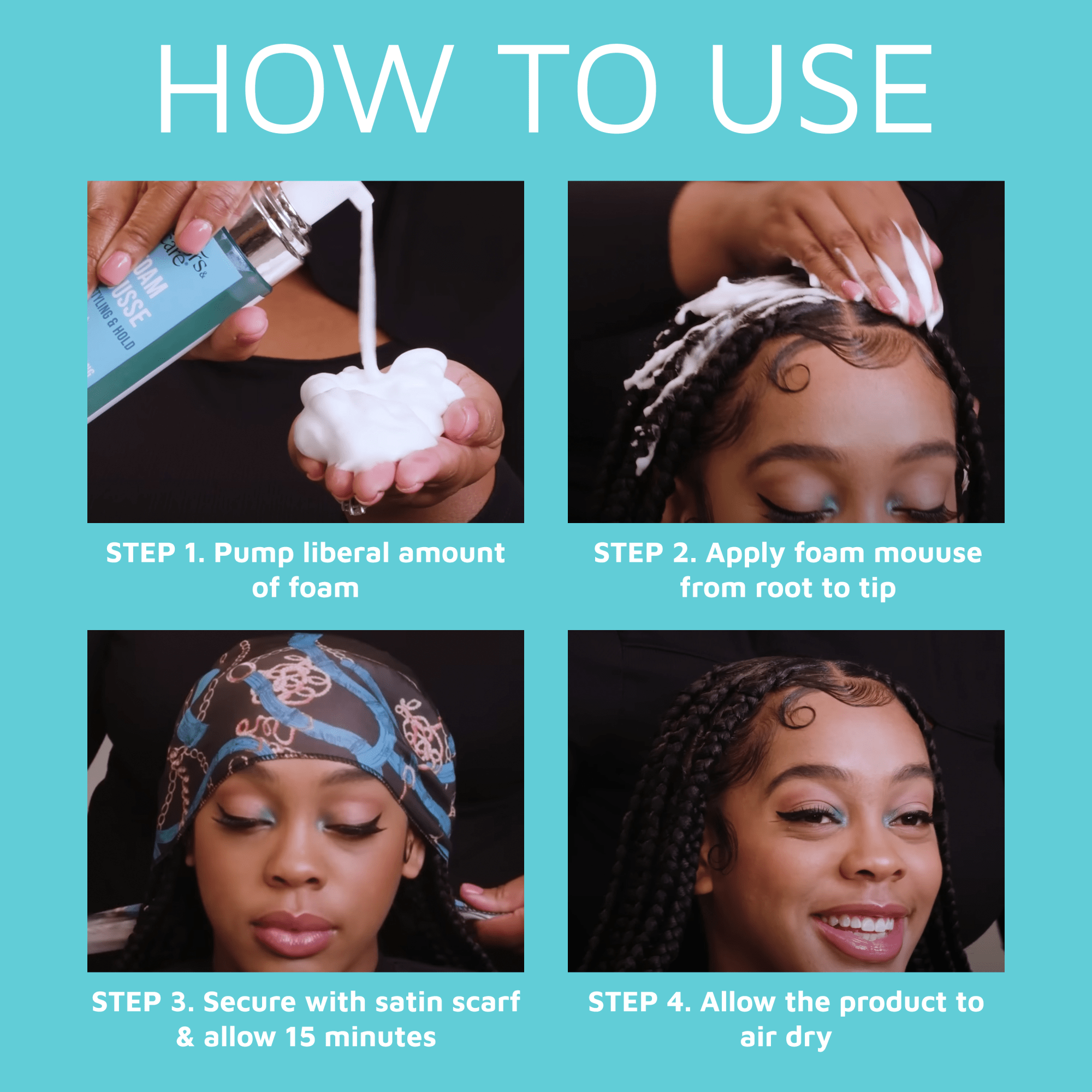 KISS Colors &amp; Care Foam Mousse - 8.5 oz