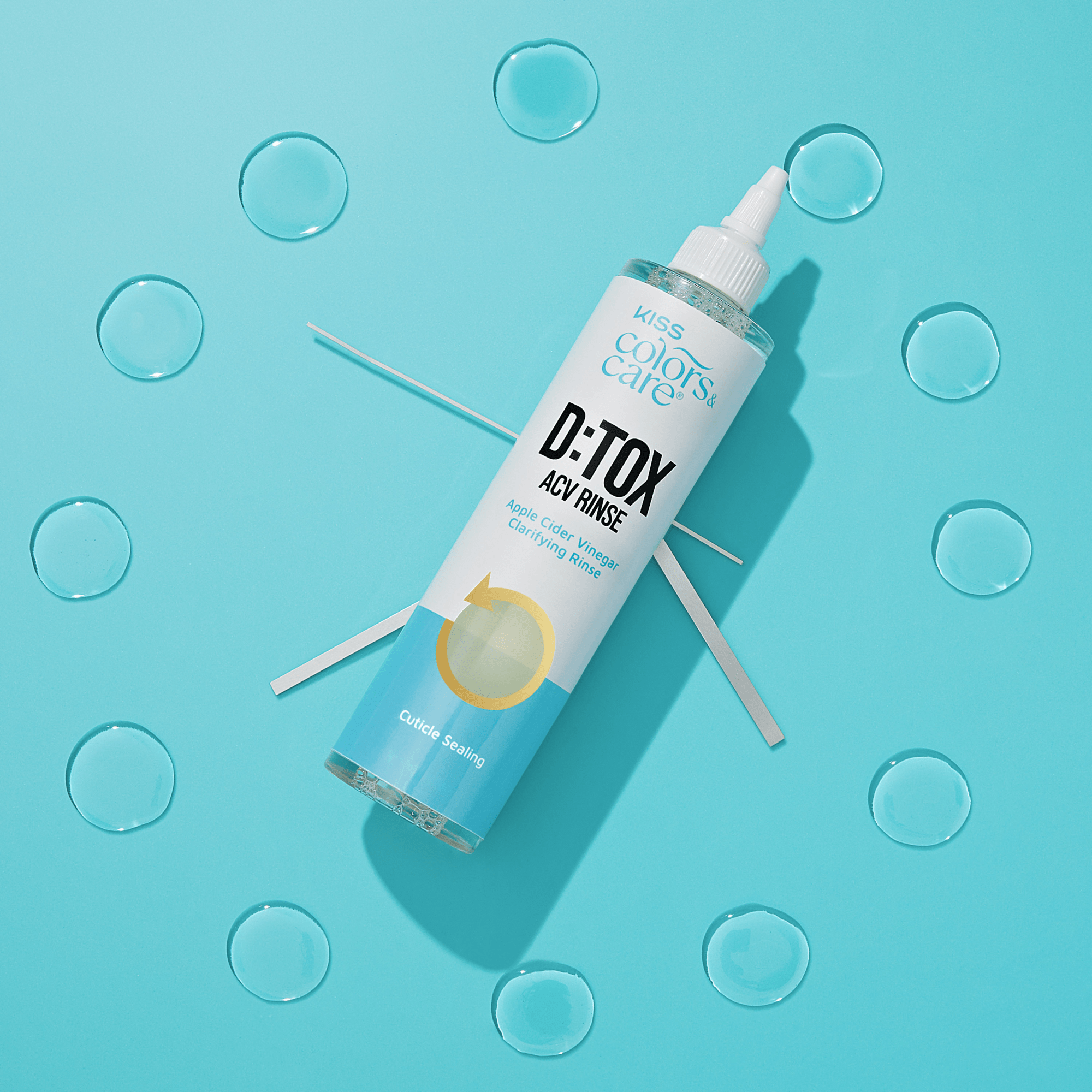 Kiss Colors &amp; Care D:TOX Hair Detox ACV Rinse, 10 oz.