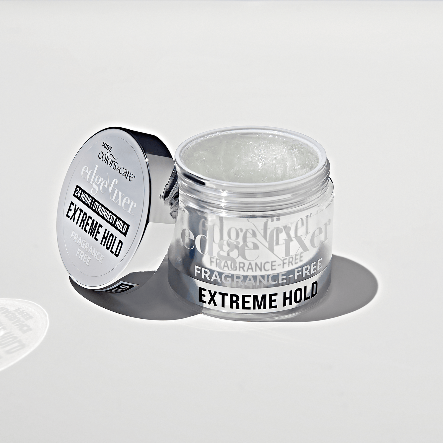 Kiss Colors &amp; Care Edge Fixer Extreme Hold Gel 100 mL - Fragrance Free