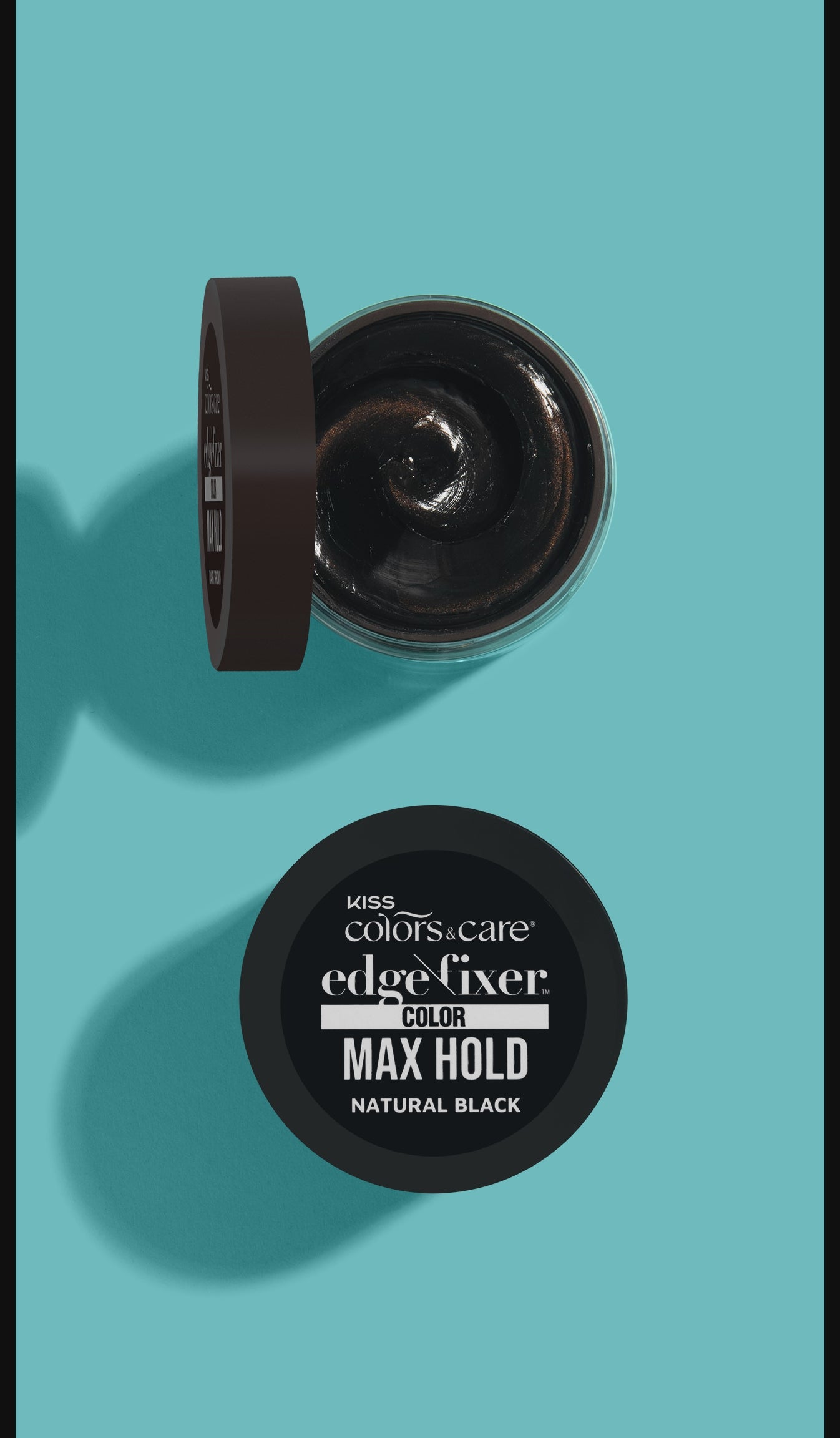 KISS Colors &amp; Care Edge Fixer Color 30mL - Dark Brown