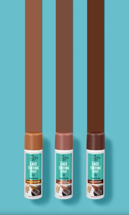 KISS Colors &amp; Care Lace Tinting Spray - Medium Brown