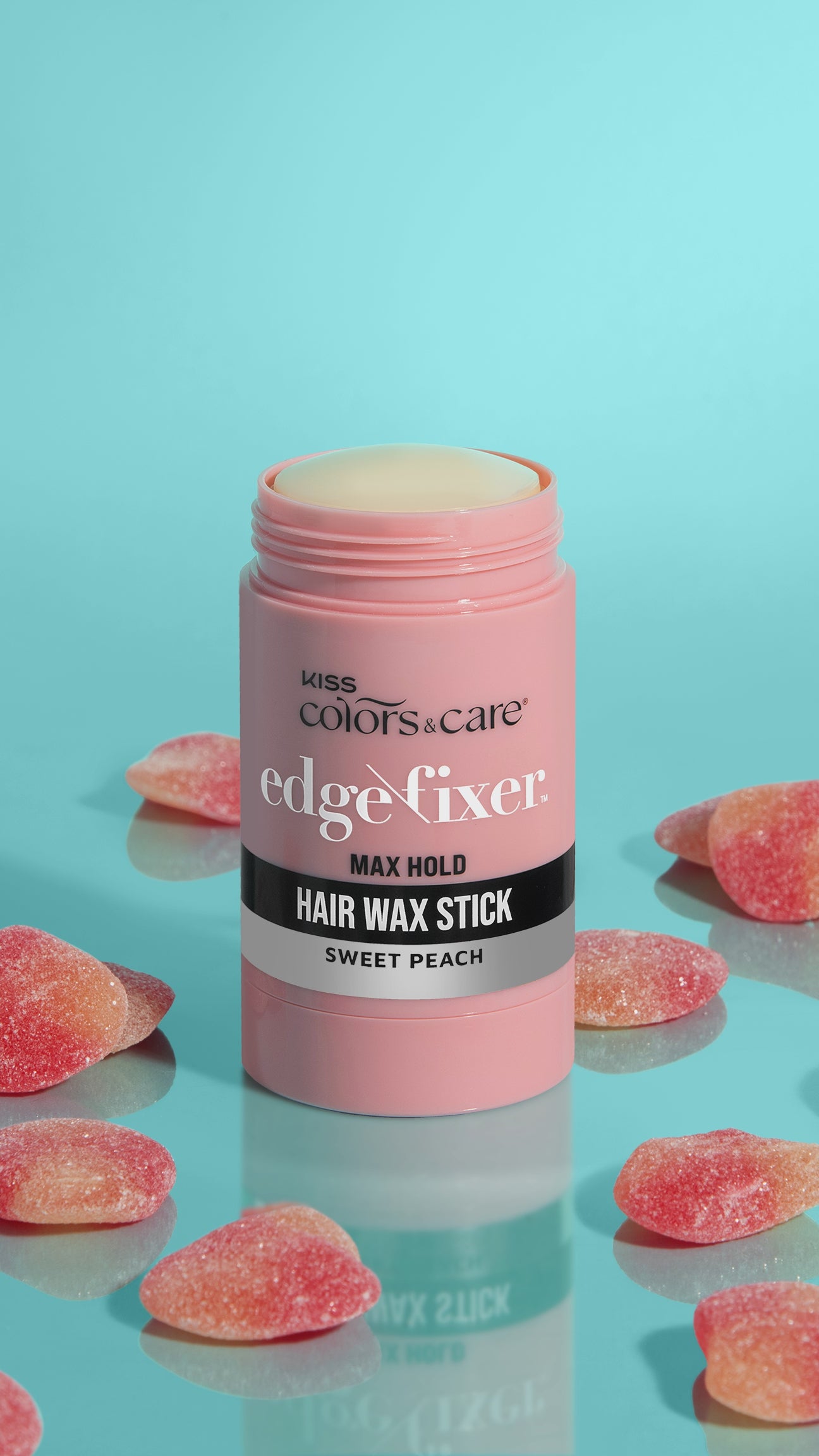 Edge Fixer Wax Stick | Max Hold | Sweet Peach
