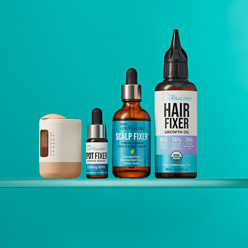 KISS Colors & Care Hair Growth Trio +  Scalp Stimulating Applicator
