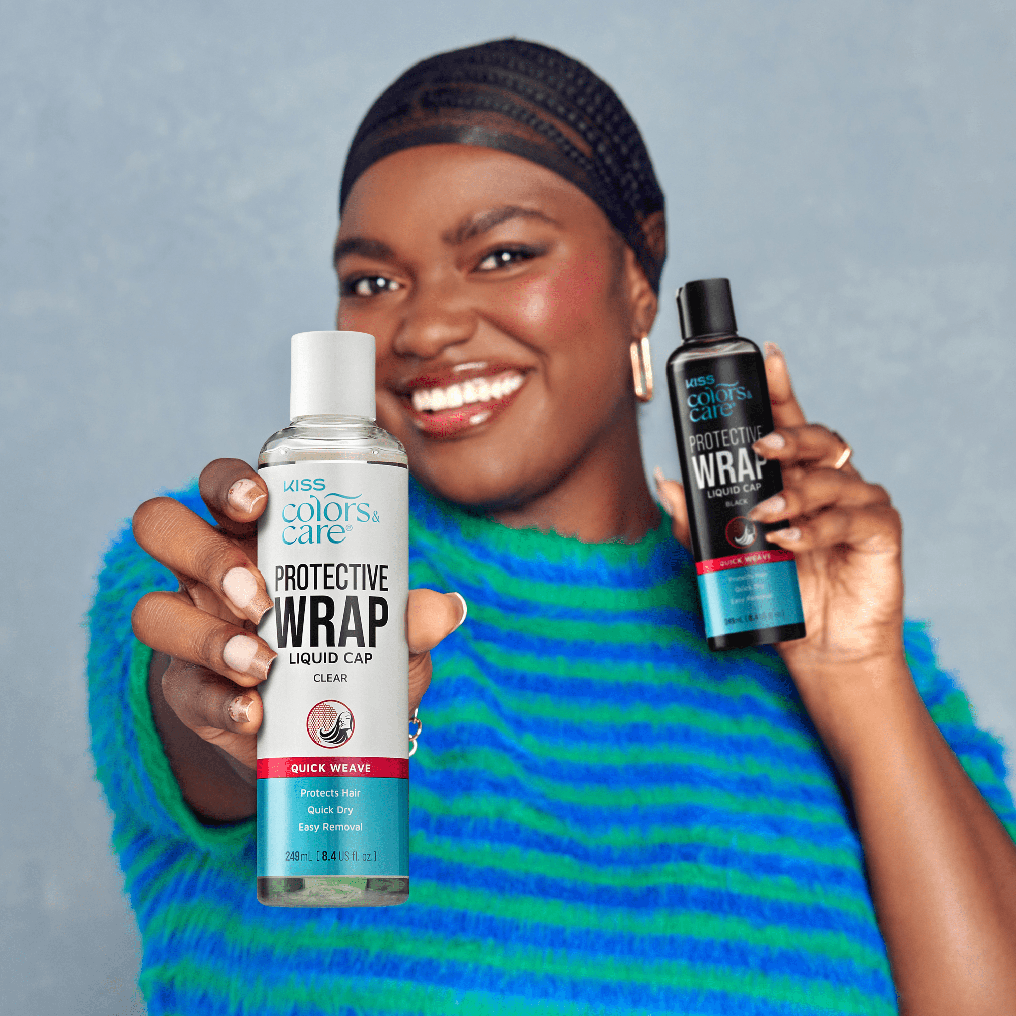KISS Colors &amp; Care Protective Wrap Liquid Cap - Clear