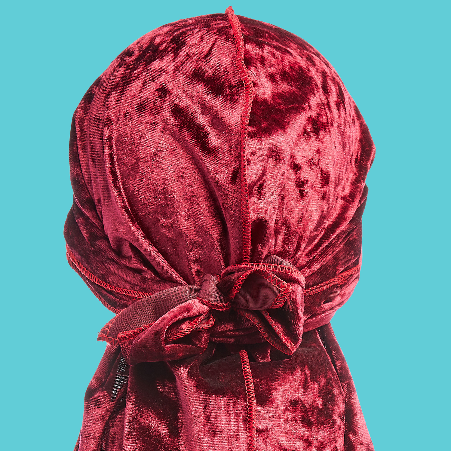 KISS Colors &amp; Care Power Wave Velvet Luxe Durag, Burgundy