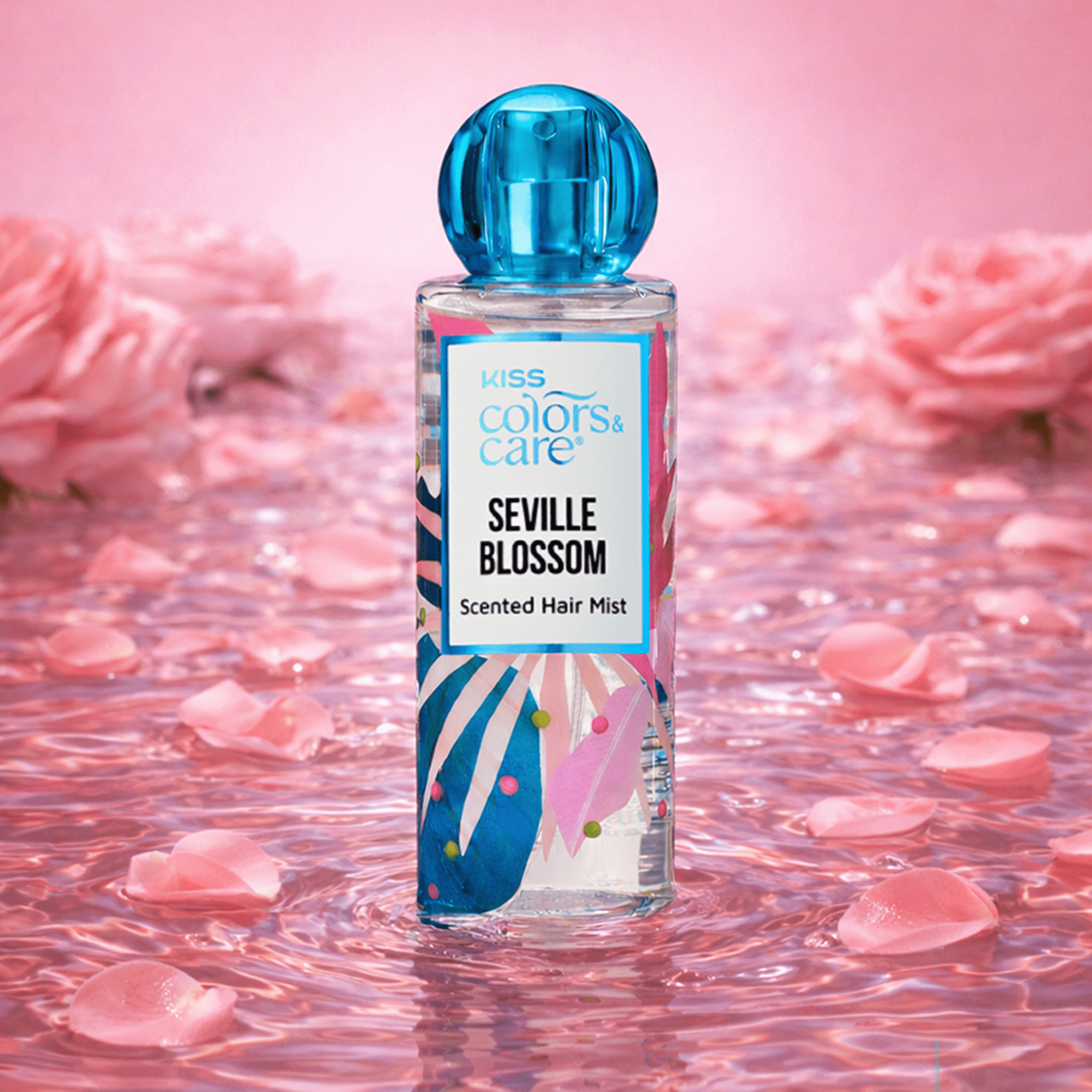 Kiss Colors &amp; Care Clean Fragrance Hair Veil Mist, 4 oz. - Seville Blossom