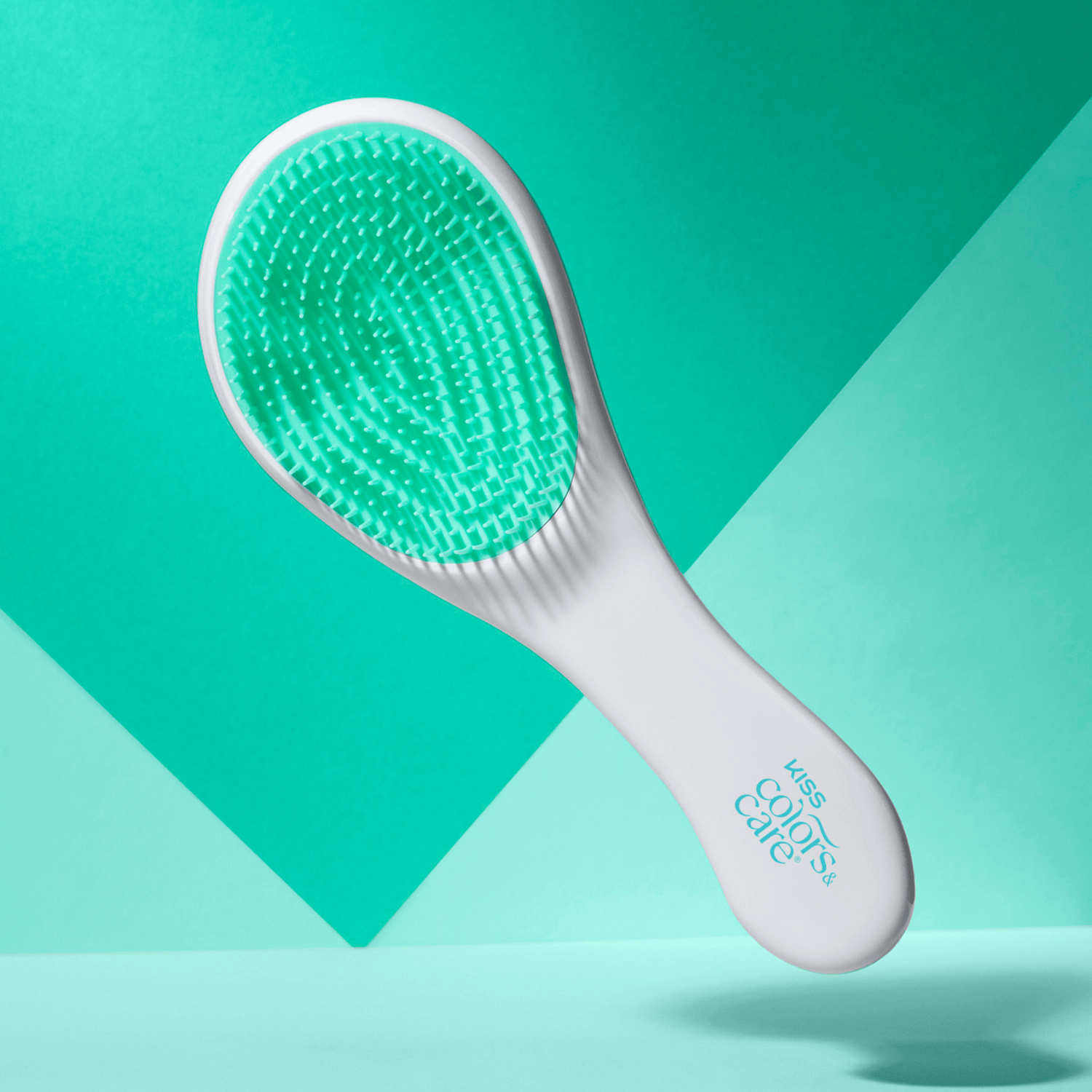 Kiss Colors &amp; Care Easy Grip Detangler Brush