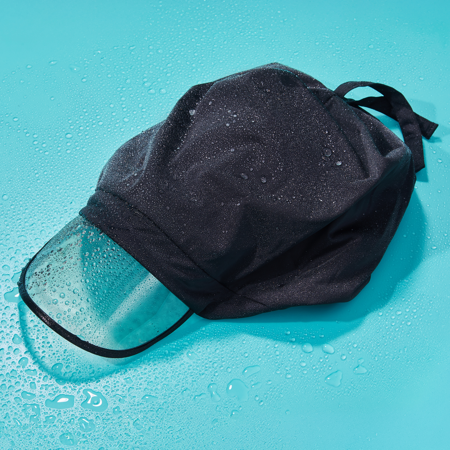 KISS Colors &amp; Care Satin-Lined Premium Rain Cap - Black