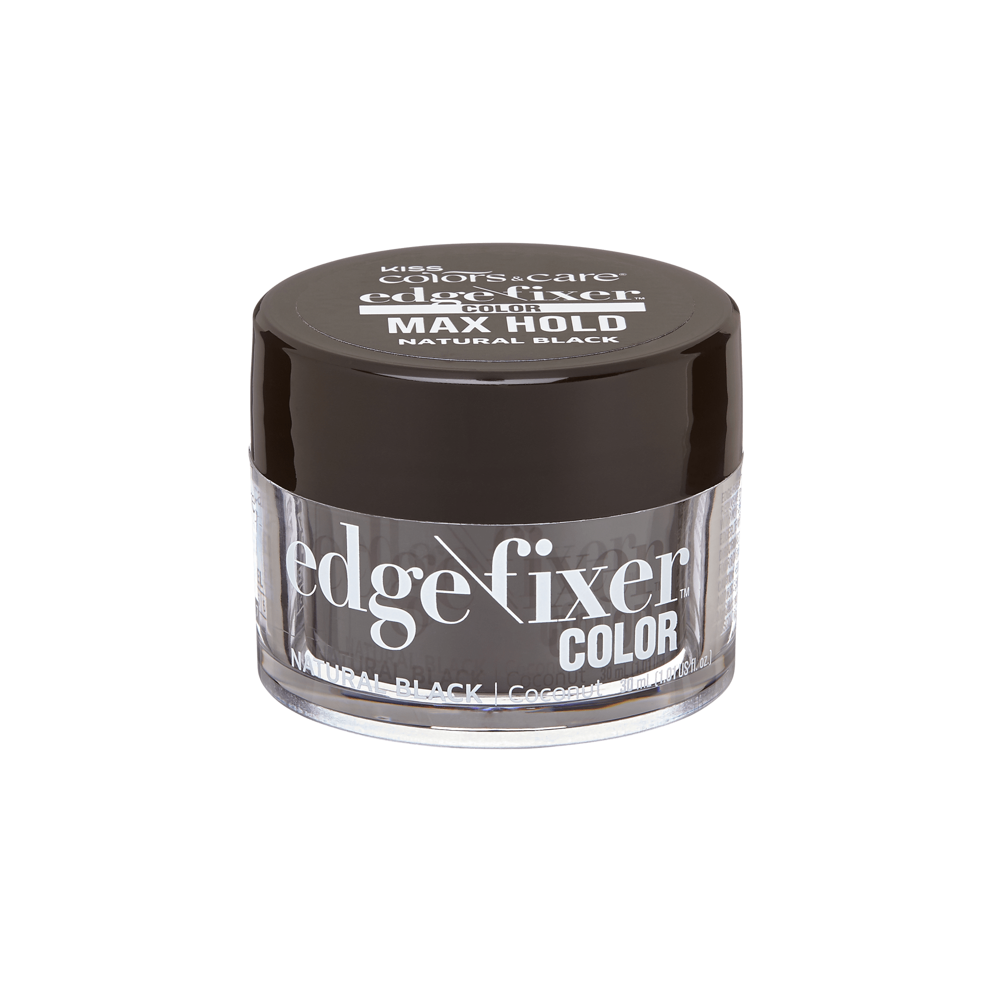 Kiss Colors &amp; Care Edge Fixer Color 30ml - Natural Black
